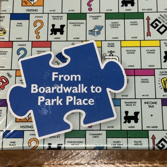 NWT Hasbro Bepuzzled University Games Impossibles Monopoly Puzzle 750pc Ages 12+ - Picture 3 of 14